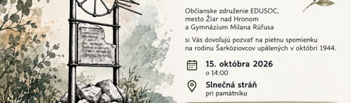 Ma bisteren – Pietna spomienka pri pamätníku